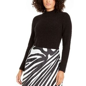 Alfani Mock-Neck Boucle Sweater